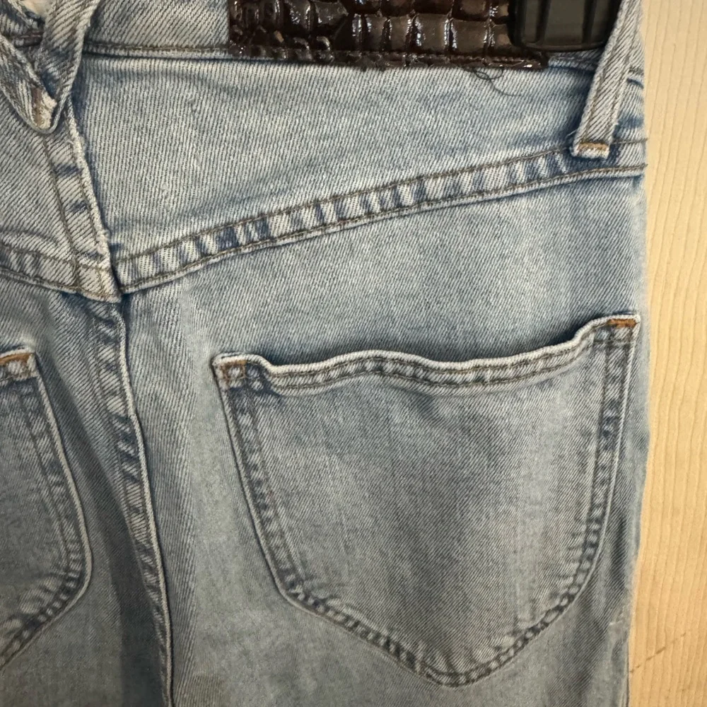 SPRWMN Francoise Light Wash Micro Flare Slim Fit High Rise Jeans Women's 26